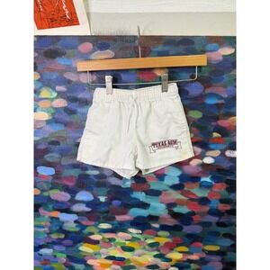 Vintage Velva Sheen Texas A&M University Kids Shorts White Small Cotton Blend